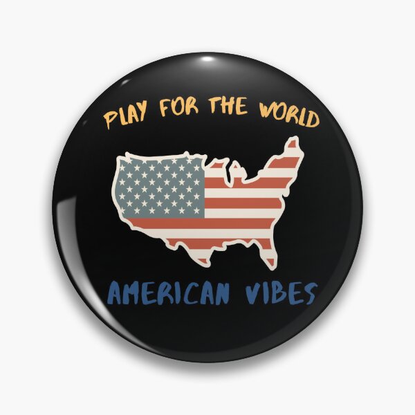 Item preview, Play For The World American Vibes Retro USA Design designed and sold by NeO² Studio.
