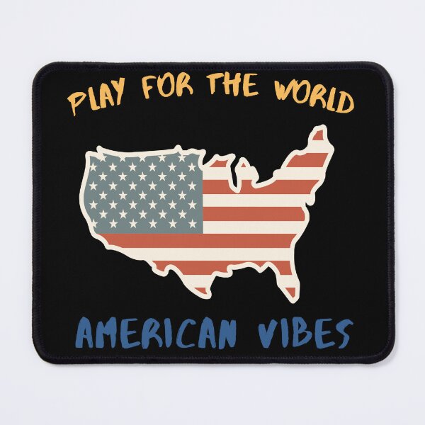 Item preview, Play For The World American Vibes Retro USA Design designed and sold by NeO² Studio.