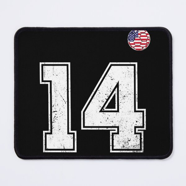 Item preview, Soccer player Jersey number 14 Usa Fans designed and sold by RoyesButler.