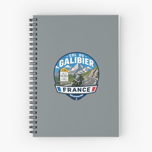 Item preview, Col du Galibier France Route des Grandes Alpes Motorcycle Sticker TShirt 07 designed and sold by OuterShellUK.