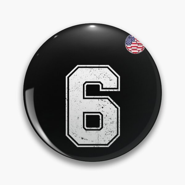 Item preview, Soccer player Jersey number 6 Usa Fans designed and sold by RoyesButler.