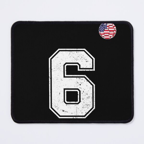 Item preview, Soccer player Jersey number 6 Usa Fans designed and sold by RoyesButler.