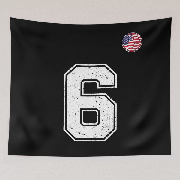 Item preview, Soccer player Jersey number 6 Usa Fans designed and sold by RoyesButler.