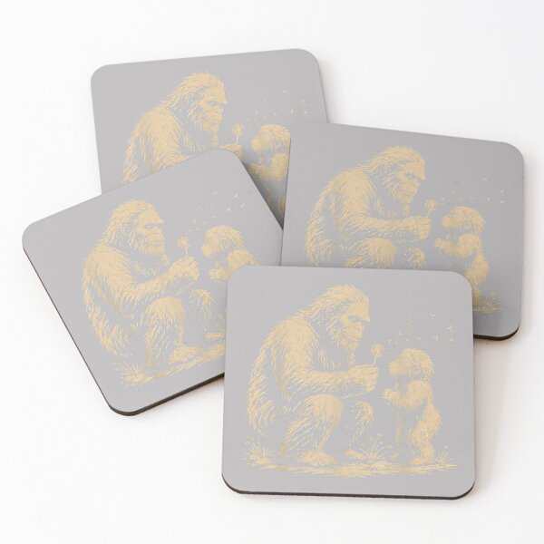 Item preview, Blowing Wishes Funny Bigfoot Blowing Dandelion Vintage Art designed and sold by GreggRoss.