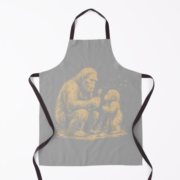 Item preview, Blowing Wishes Funny Bigfoot Blowing Dandelion Vintage Art designed and sold by GreggRoss.