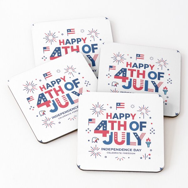 Item preview, Happy 4th of July Independence Day - T-Shirt designed and sold by Lopez-Design.