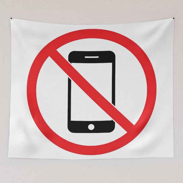 Item preview, Cell phones prohibited designed and sold by NF Designs Studio DTF.