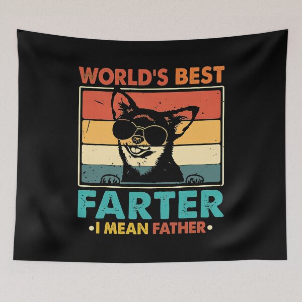 Item preview, World's Best Farter Dog Funny Father's Day designed and sold by SoyLamderma.