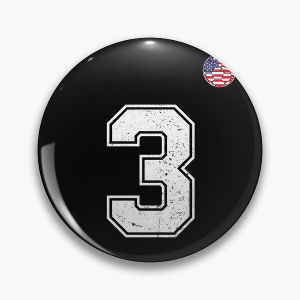 Item preview, Soccer player Jersey number 3 Usa Fans designed and sold by RoyesButler.