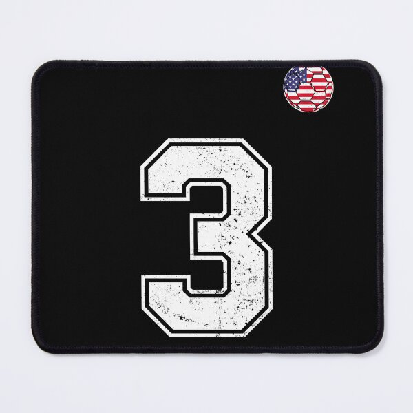Item preview, Soccer player Jersey number 3 Usa Fans designed and sold by RoyesButler.