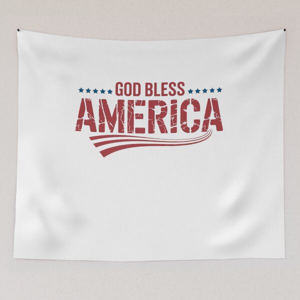 Item preview, 4th of July God Bless America Patriotic Christian designed and sold by TyraYoung.