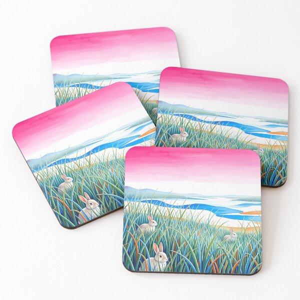 Item preview, Little Rabbits in Whimsical Meadow designed and sold by M-Y-A-R-T-.