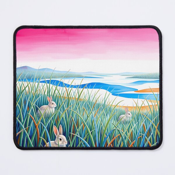 Item preview, Little Rabbits in Whimsical Meadow designed and sold by M-Y-A-R-T-.