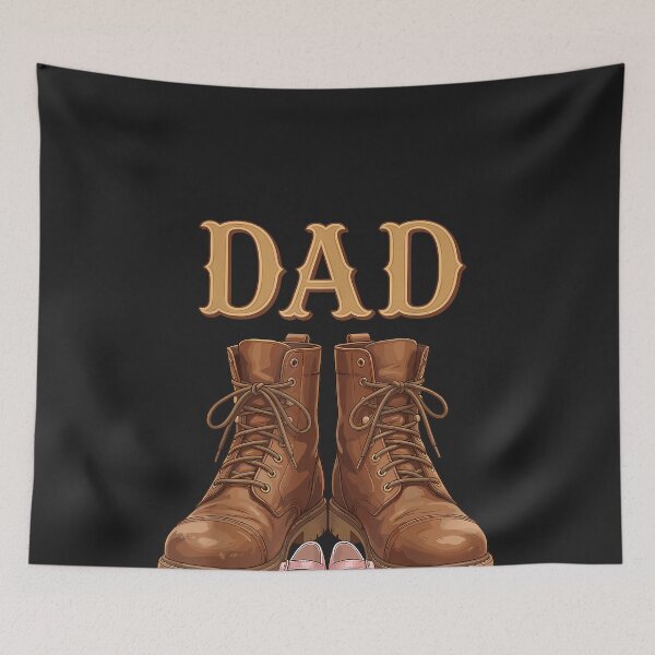 Item preview, Dad of Daughter Vintage Boots Father Girl Proud Dad designed and sold by CriseldaBruning.
