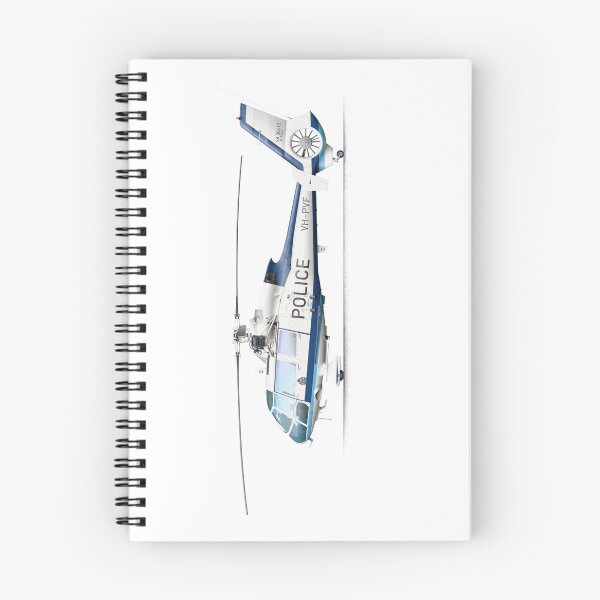 Item preview, Aerospatiale AS365C1 VH-PVF VicPol 1980 designed and sold by Grubby Fingers Aircraft Illustration.