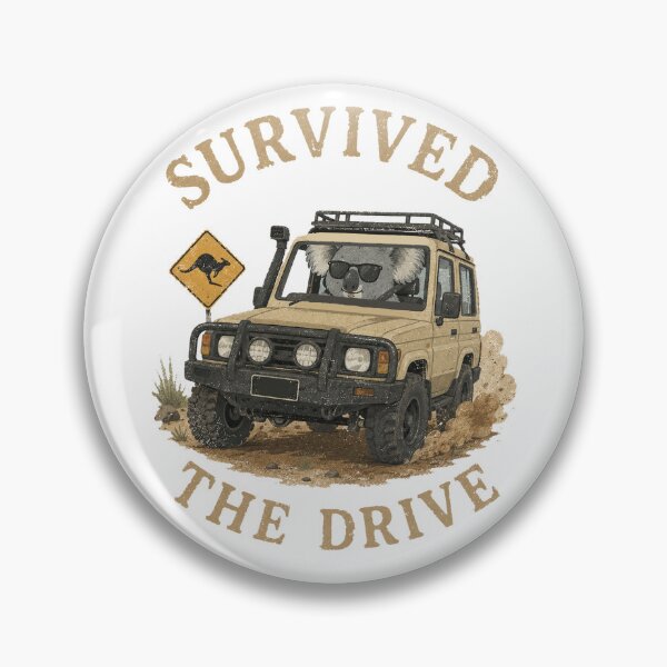 Item preview, I Survived The Drive Lucky Bay Remote Beach Roadtrip designed and sold by Yellowriversss.