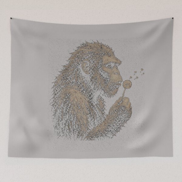 Item preview, Blowing Wishes, Bigfoot Blowing Dandelion designed and sold by GreggRoss.