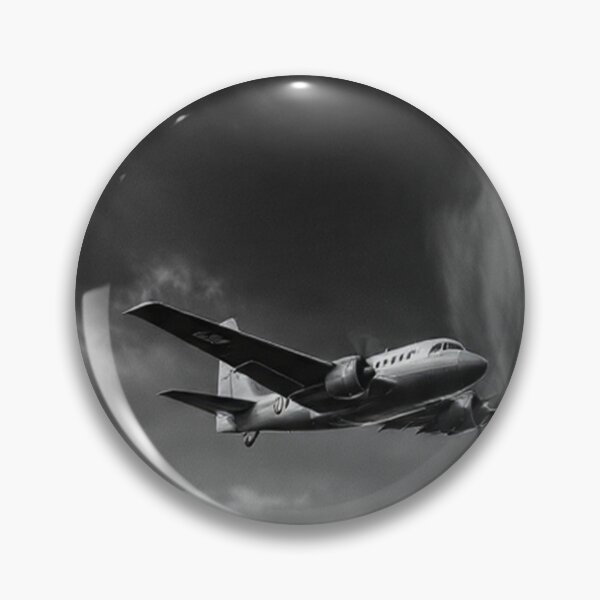 Item preview, Into the Abyss - Ocean Vortex and Vintage Airplane Black and White Art designed and sold by islam gamal.