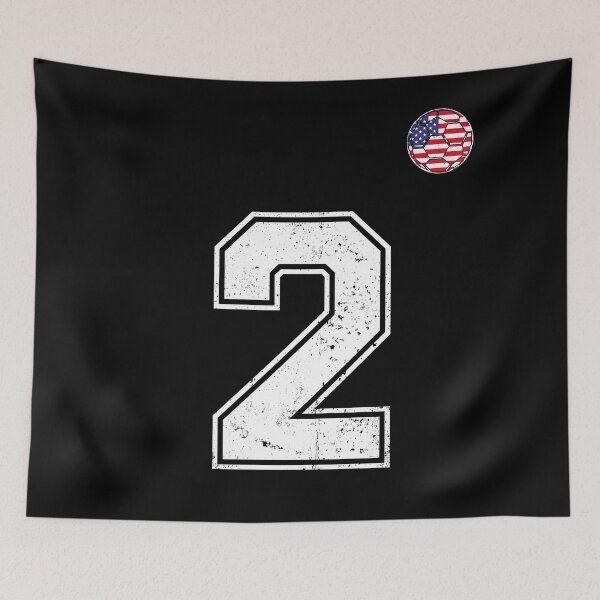 Item preview, Soccer player Jersey number 2 Usa Fans designed and sold by RoyesButler.