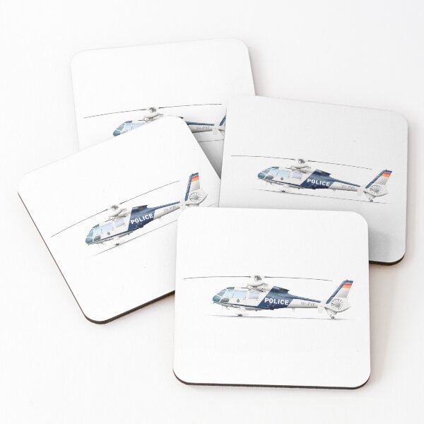 Item preview, Aerospatiale AS365C1 VH-PVF VicPol 1984 designed and sold by Grubby Fingers Aircraft Illustration.