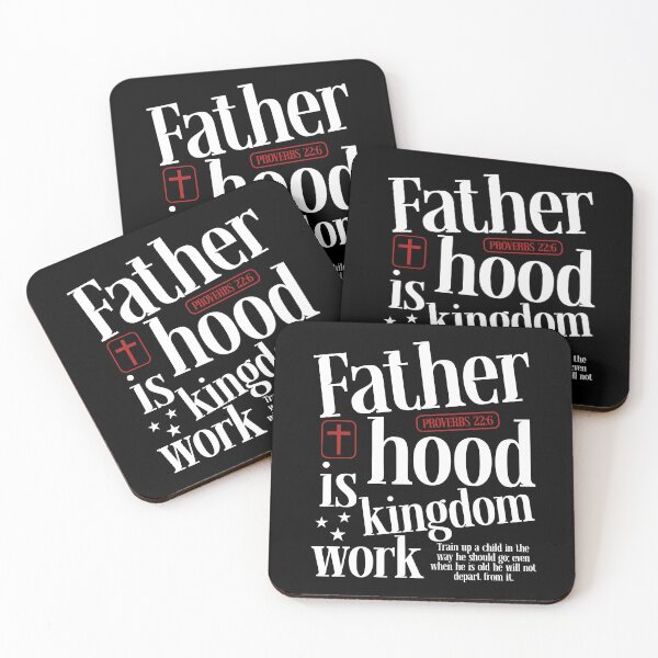 Item preview, Fatherhood Is Kingdom Work Vintage Christian Faith Fathers Day designed and sold by PartyFam.