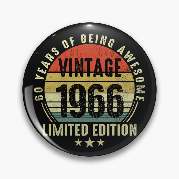 Item preview, Vintage 1966, 60th Birthday Gift Distressed Design designed and sold by FernaRoje.