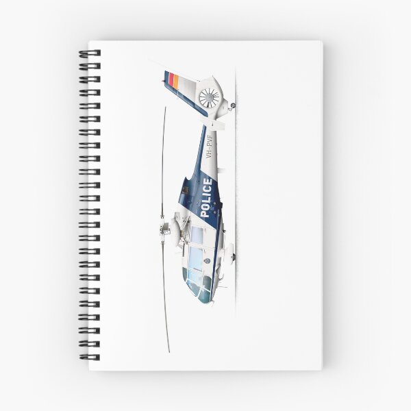 Item preview, Aerospatiale AS365C1 VH-PVF VicPol 1984 designed and sold by Grubby Fingers Aircraft Illustration.