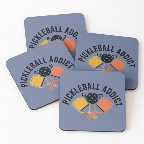 Item preview, Pickleball Addict Solid Minimalist Sport Badge designed and sold by MavtM.