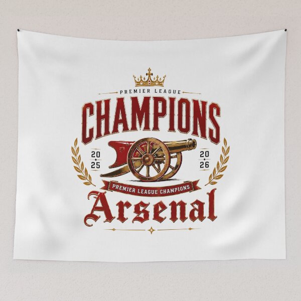 Item preview, Arsenal - Arsenal Final 2026, Budapest Champions League, North London Football, Arsenal Premier League Champions, Gunners, Mikel Arteta, Arsenal Champions League Final 2026 designed and sold by linia-by-cinta.