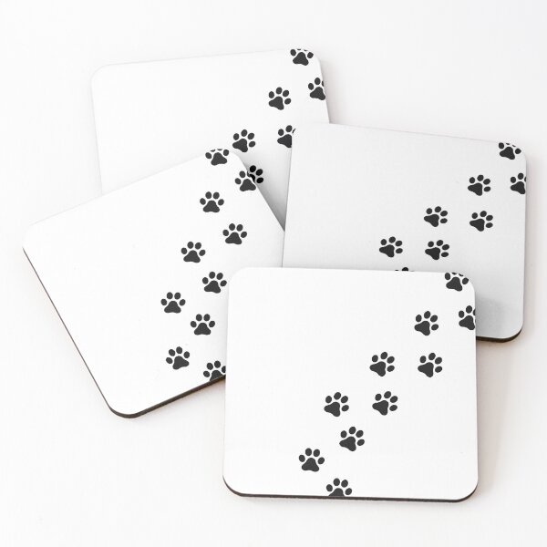 Item preview, Scattered Dog Paws – Cute Paw Print Pattern designed and sold by Wesli.
