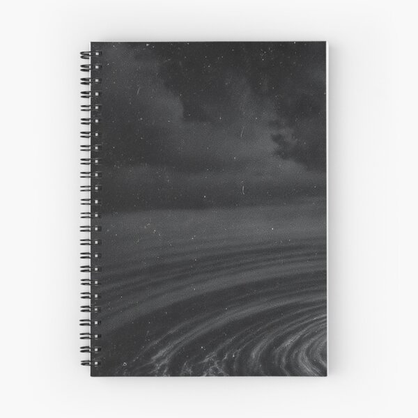 Item preview, The Bermuda Strike - Lightning Storm and Ocean Vortex Black and White Art designed and sold by islam gamal.