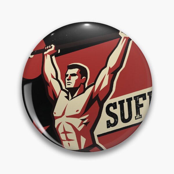 Item preview, Lift Suffer Repeat — Propaganda Poster V2 designed and sold by 1RSN.