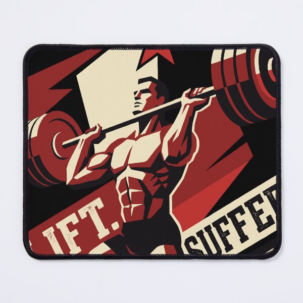 Item preview, Lift Suffer Repeat — Propaganda Poster V1 designed and sold by 1RSN.
