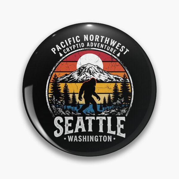 Item preview, Seattle Washington Bigfoot PNW Cryptid Adventure designed and sold by dudelinart.