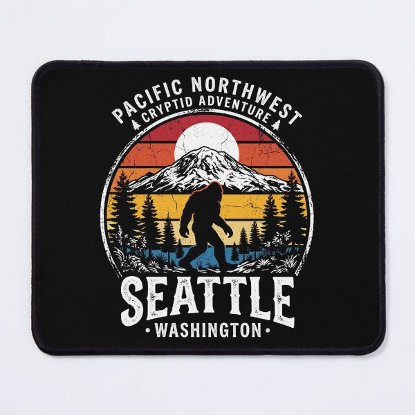 Item preview, Seattle Washington Bigfoot PNW Cryptid Adventure designed and sold by dudelinart.