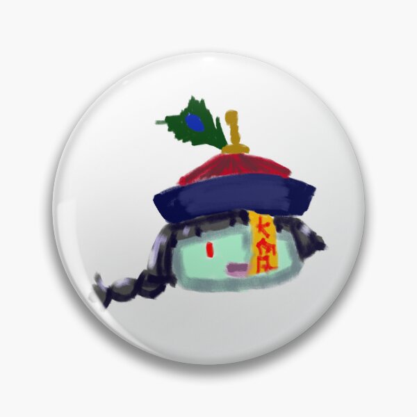Item preview, Chibi Jiangshi Head Halloween Chinese Vampire designed and sold by Junpeiberry.