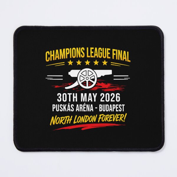 Item preview, Arsenal - Arsenal Final 2026, Budapest Champions League, North London Football, Arsenal Premier League Champions, Gunners, Mikel Arteta, Arsenal Champions League Final 2026 designed and sold by linia-by-cinta.