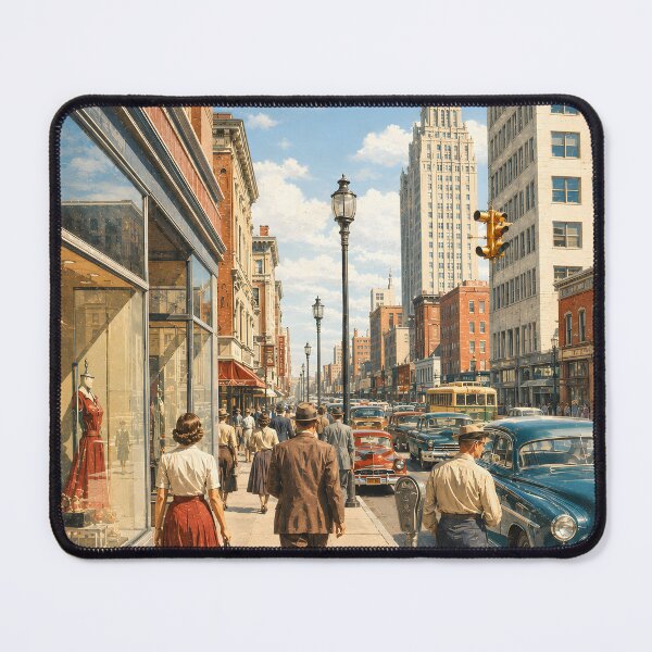 Item preview, Vintage City Street Scene designed and sold by smktheduck.