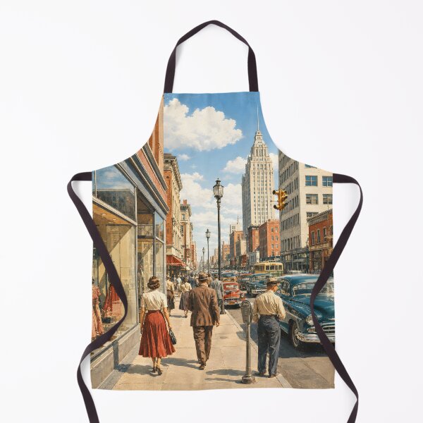 Item preview, Vintage City Street Scene designed and sold by smktheduck.
