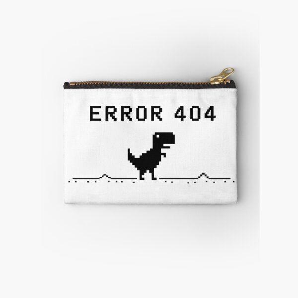 Item preview, Retro ERROR 404 Dinosaur Pixel Art Sticker designed and sold by ClickToSticker.