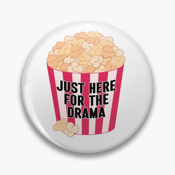 Item preview, Just Here For The Drama - Popcorn Bucket designed and sold by GlitterArtySVG.