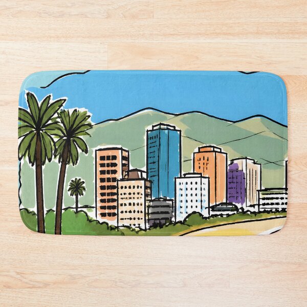 Item preview, San Jose California Cute Beach Retro Cityscape Pastel  designed and sold by HowToCanadian.