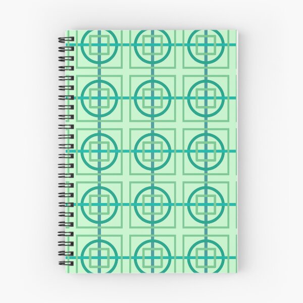 Item preview, Green Square and Circle Lattice  designed and sold by JaygiesDesign.