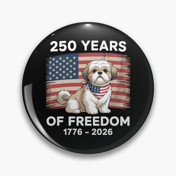 Item preview, 250 Years America Anniversary Shih tzu 250th Anniversary designed and sold by TyraYoung.