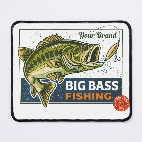 Item preview, Big Bass Fishing T-Shirt designed and sold by Matinez Pink.