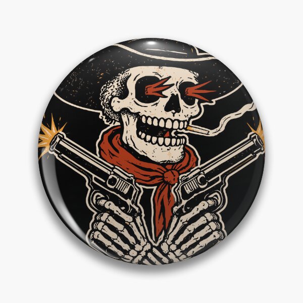 Item preview, Cowboy Skull Guns T-Shirt designed and sold by Matinez Pink.