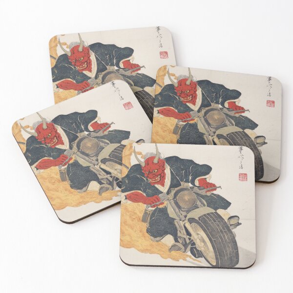Item preview, Demon Rider on Fiery Motorcycle designed and sold by lautir.