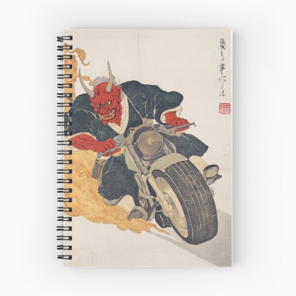 Item preview, Demon Rider on Fiery Motorcycle designed and sold by lautir.