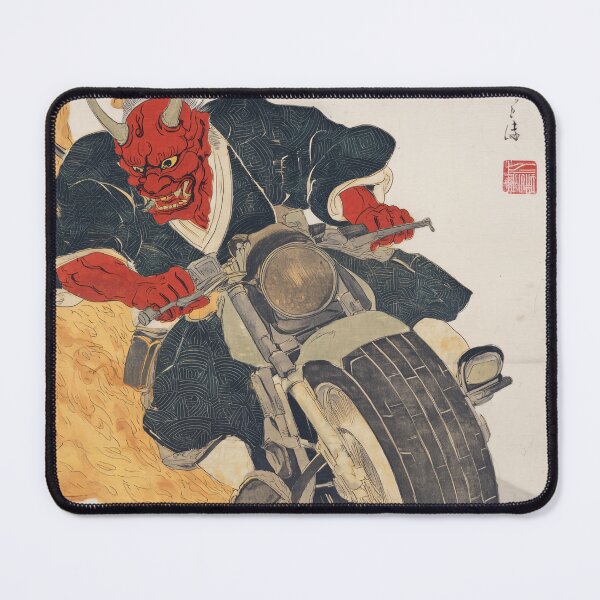 Item preview, Demon Rider on Fiery Motorcycle designed and sold by lautir.