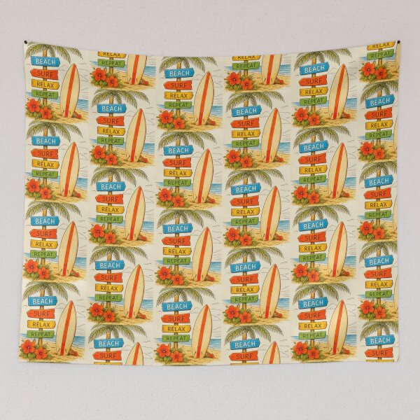 Item preview, Beach surf relax repeat designed and sold by REDART69.